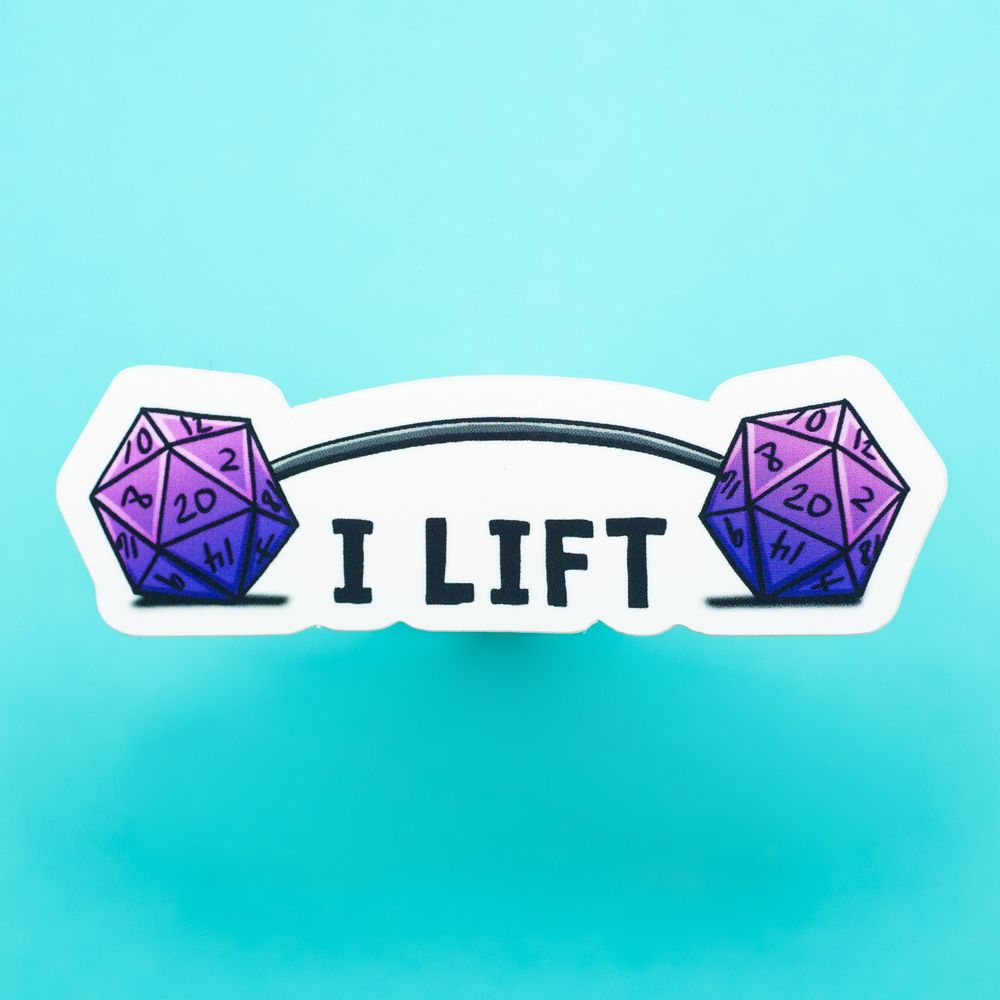 I Lift (D20s) sticker