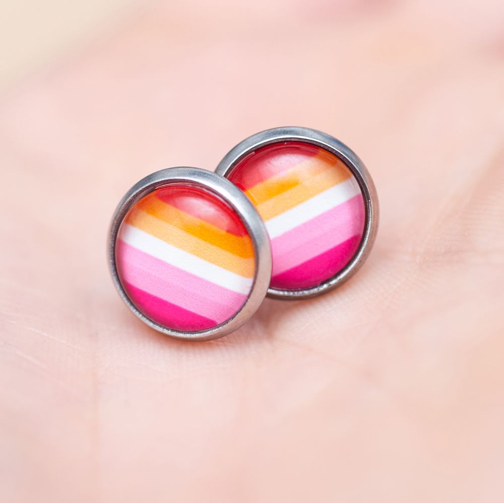 Lesbian LGBTQ+ earrings