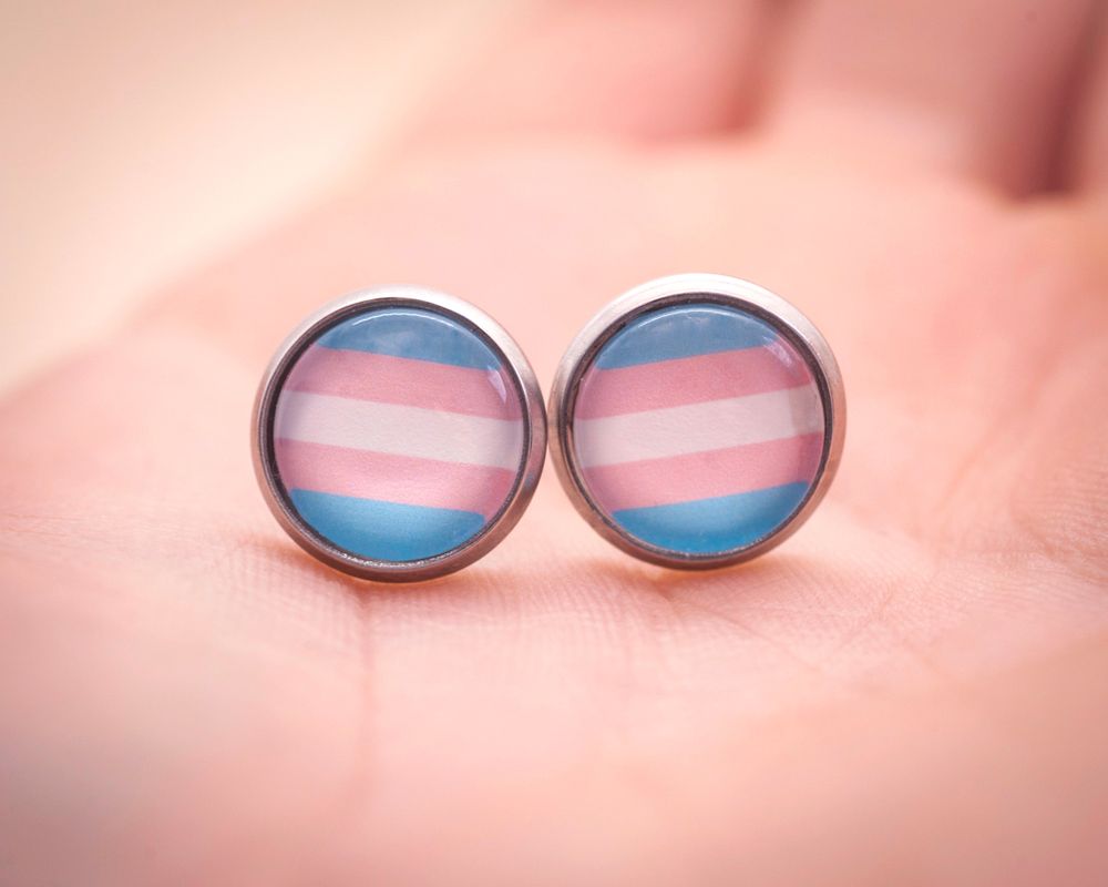 Trans LGBTQ+ earrings